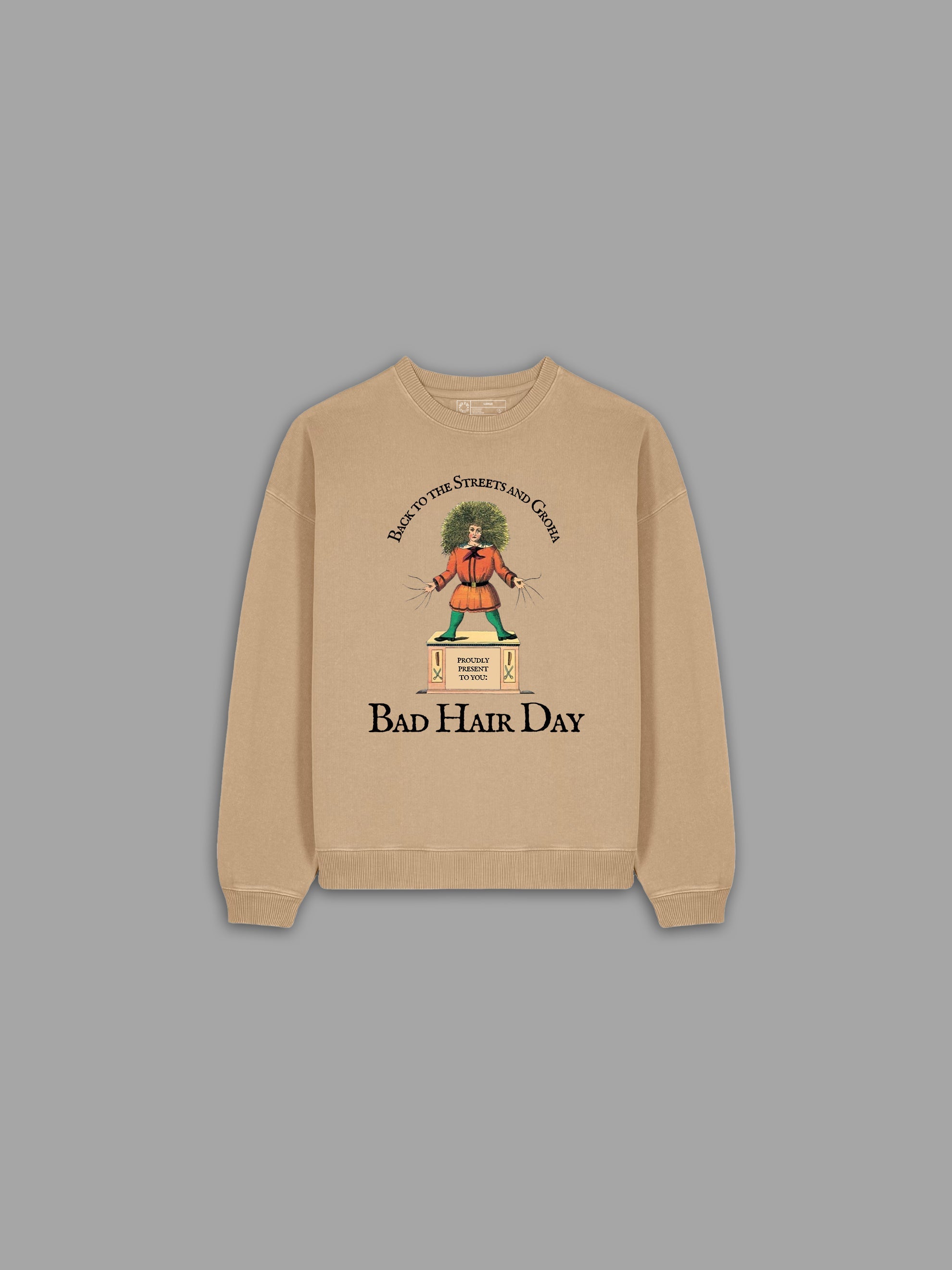 Bad Hair Day Groha x BTTS Vintage Crewneck