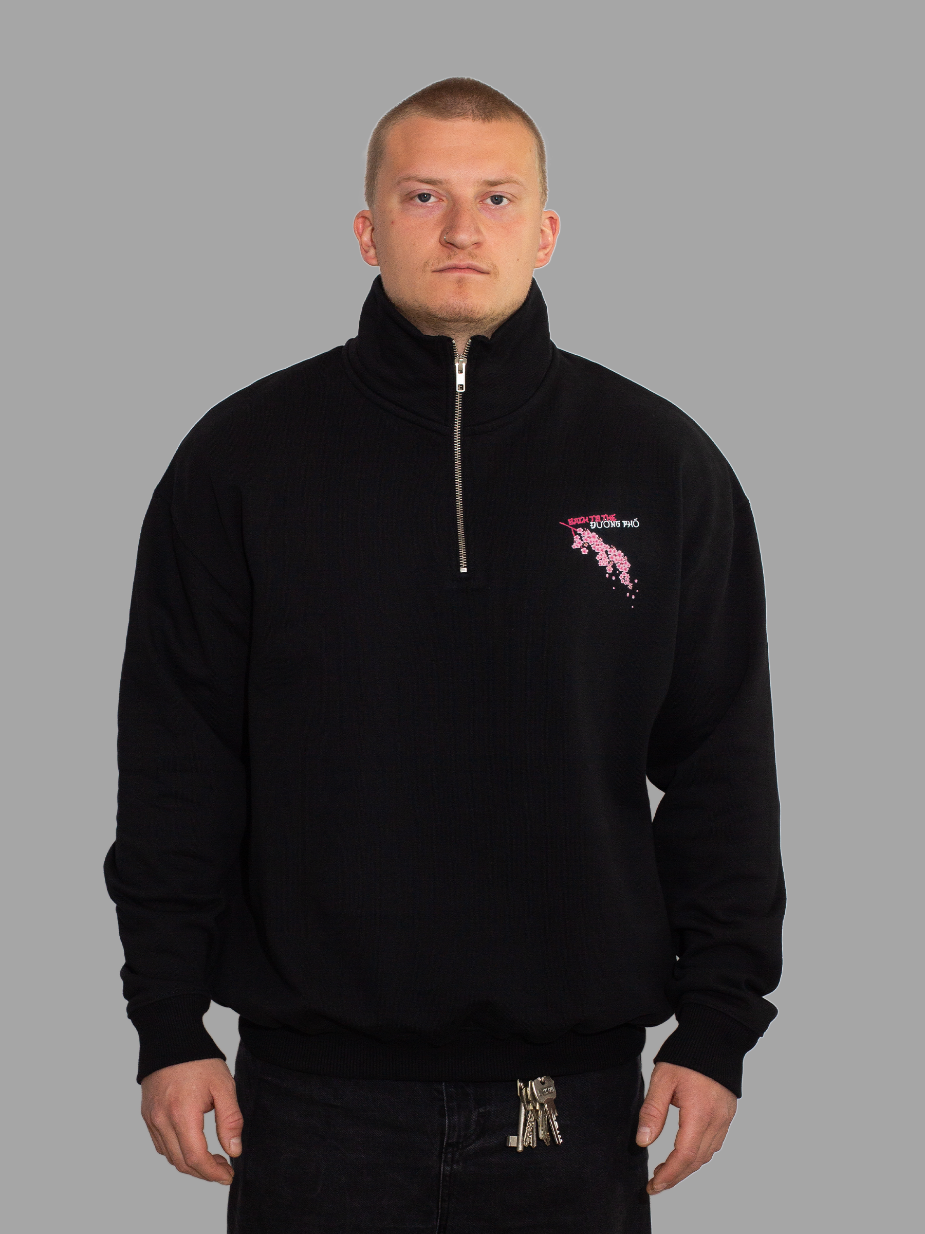 Blossom Half-Zip Hood